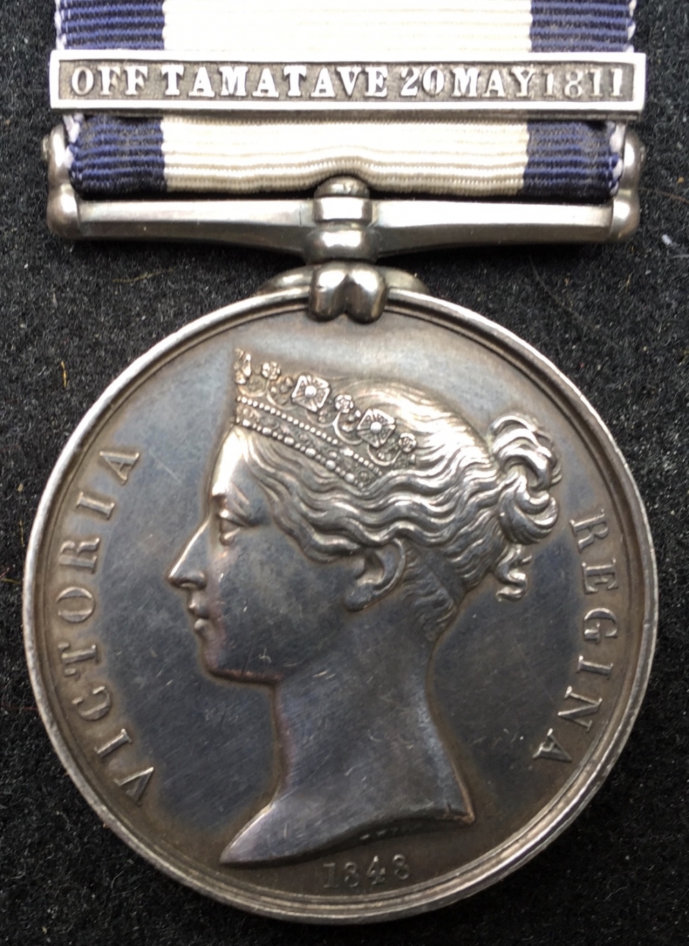 A Rare & Desirable NAVAL GENERAL SERVICE MEDAL [OFF TAMATAVE 20