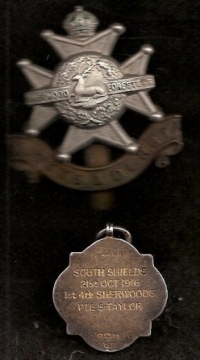 War Medal,Victory Medal & Plaque ( 1st Notts & Derby Regt)