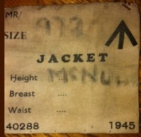 ORIGINAL R.A.F. (IRVIN) FLYING JACKET (A.M. Label 1945)