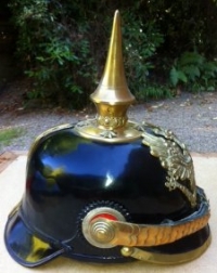 WW1GERMANY ´Prussian´ Officer´s Pickelhaube, circa 1914.