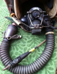 RAF. Flying Helmet (Mk2)´COLD WAR´ TYPE.  Oxygen Mask & Electrics. Standard Combat Kit 1960´s & 1970´s