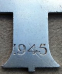 MILITARY CROSS (GVI) Dated 1945.