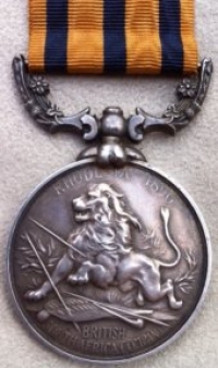 BRITISH SOUTH AFRICA COMPANY´S MEDAL ( Rhodesia 1896 Rev) SALISBURY Field Force