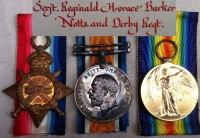 TWO BROTHERS.Killed Arras (1/7th Notts & Derby)´ROBIN HOODS´ TRIOS, PLAQUES & SCROLLS