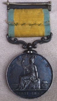 BALTIC MEDAL (On original ribbon & ornate clasp)Un-named as issued.