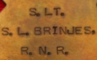 SUPERB & RARE. 14-15 Star Trio To: SUBMARINE OFFICER K.I.A. (Sub, L.10) 4th October 1918