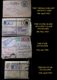 A Magnificent & complete 1914 Star & Bar Trio with Death Plaque, Original Registered Envelopes and Issue letters, & COMPLETE PRINCESS MARY TIN. 1/North Somerset Yeomanry (Killed-in-Action) 
17th November 1914. VERY RARE.