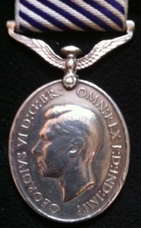 DISTINGUISHED FLYING MEDAL. Aircrew Europe, (F&G) Air Gunner.158 Squadron (HALIFAX)
