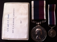 RAF Long Service Good Conduct Medal (QEII) To: L8090431. Sgt R.J. ALDRIDGE R.A.F.