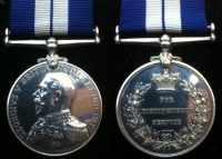 DISTINGUISHED SERVICE MEDAL. 1915 Trio & EDWARD VII, L.S.G.C. HMS ANGORA, (GALLIPOLI )   