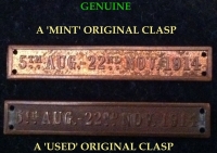 GENUINE & FAKE 5th AUG-22nd NOV CLASPS  