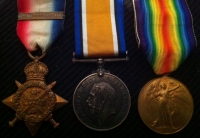 A RARE "THREE BROTHERS" SCOTS GROUPING.
MILITARY MEDAL & 1915 Trio, (2/SEAFORTHS) 1914 Star & Bar Trio. ARGYLE & SUTHERLAND H (P.O.W. Escaper, Internee) 1914 Star & Bar Trio (K.I.A. Loos) SCOTS GDS.