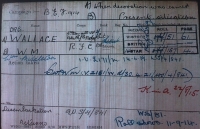 A CLASSIC ROYAL FLYING CORPS 1914 Star & Bar Trio & Plaque. Lt WILLIAM M. WALLACE, 5th & 1st Bn RIFLE BRIGADE & R.F.C. KILLED IN ACTION. 3 Squadron (BE2c Observer) 22.8.1915.(A FAMOUS RUGBY PLAYER)