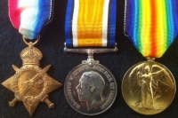 A CHOICE "TWO BROTHERS" ASSEMBLY. 1914 Star & Bar Trio & Plaque.To: 6/458. Rfmn.F. MASKELL. 3/Rifle Bd. Killed in Action 5th Feb 1916.(Age 19). &  Fireman & Donkeyman H.T. MASKELL. M.F.A.