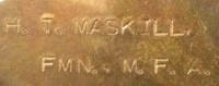 A CHOICE "TWO BROTHERS" ASSEMBLY. 1914 Star & Bar Trio & Plaque.To: 6/458. Rfmn.F. MASKELL. 3/Rifle Bd. Killed in Action 5th Feb 1916.(Age 19). & Fireman & Donkeyman H.T. MASKELL. M.F.A.