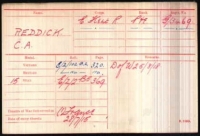 An Emotive 1914-15 Trio & Plaque. To: 3469. Pte. C.A.REDDICK. 7th Btn  EAST KENT REGt. Died 25th August 1918 of Viral Meningitis from wounds received in Action in France. 