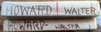 AN UNUSUALLY COMPLETE MERCANTILE MARINE & WAR MEDAL PAIR.To: WALTER HOWARD (50 Thornby Rd, Lower Clapton, London, E5) With all the original ribbon and medal issue envelopes, boxes and papers. 