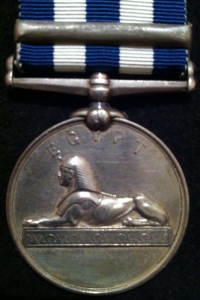 An Excellent EGYPT MEDAL (undated) "GEMAIZAIH 1888" To: 2475. Pte.W.MORTON 2/KINGS OWN SCOTTISH  BORDERS. Very Scarce 
