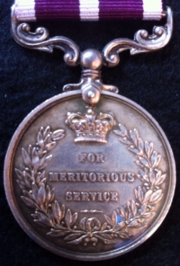 AN UNUSUAL COMBINATION.  EGYPT MEDAL (TEL-EL-KEBIR) 1882 with L.S.G.C. (VR) MERRITORIOUS MEDAL (George V) & KHEDIVE