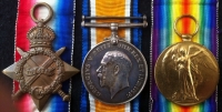 An Exceptional "DOUBLE CASUALTY" (Brothers) with Two 1914-15 Star Trios & Two Plaques.1832 Pte-2/Lt R.W.P. MITCHELL.16th Middlesex Regt & 4448.Pte.S.MITCHELL.1/7th Middlesex Regt.
KIA & DOW 10/10/1917 & 13/10/1916