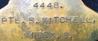 An Exceptional "DOUBLE CASUALTY" (Brothers) with Two 1914-15 Star Trios & Two Plaques.1832 Pte-2/Lt R.W.P. MITCHELL.16th Middlesex Regt & 4448.Pte.S.MITCHELL.1/7th Middlesex Regt.
KIA & DOW 10/10/1917 & 13/10/1916