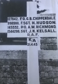 An Unusual & Exceptionally Complete Bomber Command, 21 Sqd (Lockheed Ventura Mk1) Aircrew Europe Trio. To:1544208. AIR GUNNER. J.N. KELSALL R.A.F. KILLED-IN-ACTION 21st April 1943.( & Father