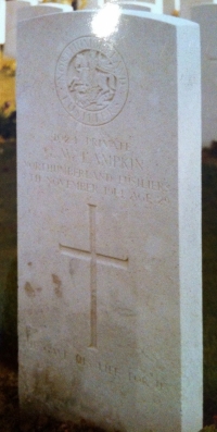 A Seriously Desirable & Complete Early Entrant & Early Casualty 1914 Star & Bar Trio & 1911 Delhi Durbar, Plaque & Scroll. To:1024. G.W. LAMPKIN. 1/Northumberland Fus.(Fom Sittingbourne Kent) K.I.A. 8th NOV