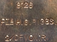 AN EMOTIVE "TWO BROTHERS" DOUBLE CASUALTY. 1914 Star & Bar Trio & Plaque / 1915 Star Trio & Plaque. To: 8126. H.G. RIGGS. 2/DEVON Rgt (KIA 27th Nov 1914) To: 11028. H.H. RIGGS. 9/DEVON Rgt (KIA  28th Aug 1915)