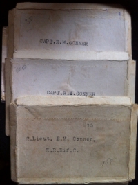 A FINE "HINDENBERG LINE CASUALTY" MILITARY CROSS & 1914-15 TRIO, GROUP OF FOUR. To: 2nd Lt E.M. GONNER 16th KINGS ROYAL RIFLE CORPS (THE CHURCH LADS BRIGADE) . 