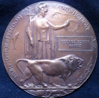 A Very Unusual Officer Casualty Pair & Plaque (& Bath Road Cycling Medal) To: 2/Lt G.E.HARRIS 6th West Kent