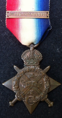 A SINGLE 1914 STAR & ORIGINAL CLASP, To: 1717 Pte A. HAGE. 16th LANCERS. (Arrived in France, 17th August 1914) 