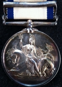 AN IMPORTANT NAVAL GENERAL SERVICE MEDAL. TWO CLASPS for \"THE AMERICAN WAR of 1812\" [Ap & May] BOAT SERVICE [1813] & [8th APRIL] BOAT SERVICE [1814] To: Midshipman, F. L\