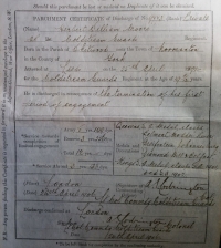 AN EXCEPTIONAL Q.S.A. / K.S.A. PAIR With Six Clasps. To: 9773. Pte H.W. MOORE. COLDSTREAM GUARDS. With service papers (1894) & two "Original Velum" Discharge papers.(1906) A Yorkshire Coal Miner from Normanton.