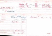 AN INTERESTING PRISONER OF WAR 1914-15 TRIO. To: 4247 & 435589 Pte F. SHADBOLT, HERTS & LEICESTER Regts.(Captured 27th May 1918, Battle of the Aisne & P.O.W. at Gustrow, Germany.
Original registered packet & box.