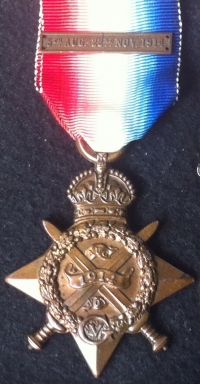 An Attractive & Scarce "Old Contemptibles" 1914 Star & Bar Trio.
To: 6893 Pte W.F. BRISTOW. 13th Hussars. Awarded to a very rare 