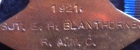 AN EXCITING 1st JULY 1916 "FIRST DAY OF THE SOMME" Military Medal & 1914-1915 Trio. To: 1921 Sgt E. H. Blanthorn.1/1st South Midland Field Ambulance, R.A.M.C. (Seriously wounded 2nd July losing his right eye due to a shell burst.) 
