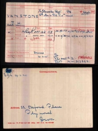 AN EXTREMELY EMOTIVE \"OFFICER CASUALTY\" 1914-15 TRIO. 2943 Pte, later Lt J.H. VANSTONE. 1/6 Gloucesters & 5th West Riding Regt.Thrice wounded, the last time seriously. 4th Nov 1918. Permanently paralysed.