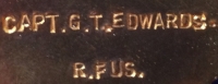 A CLASSIC SOMME "OFFICER CASUALTY" 1914-15 TRIO 
To:Captain Guy Threlkeld Edwards. 24th Bn (2nd Sportsman) Royal Fusiliers. KILLED IN ACTION 31st JULY 1916
