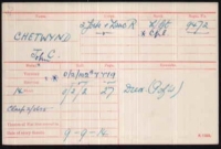 A MOST INTERESTING 1914 Star & Bar "Casualty / P.O.W." Trio.
To: 9472 Cpl J.C. CHETWYND.1st Yorks & Lancs. MISSING PRESUMED DEAD at FREZENBERG, 8th May 1915.
Actually died of gas as a P.O.W. in Germany.