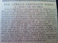 A SUPER RARE & ASTONISHING "QUEEN VICTORIA" (NEW YEAR 1900) BOER WAR "FRY