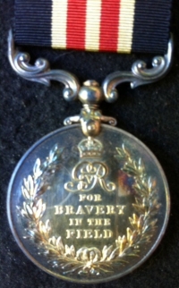 A MAGNIFICENT (DELVILLE WOOD) "SINGLE" MILITARY MEDAL. To: A-1064 SGT: A.E. TOWNLEY. 7th K.R.R.C. (Seriously wounded 15th Sept 1916  "BATTLE OF FLERS COURCELETTE"  Died Of Wounds 16th Sept 1916. From Solihull. 
