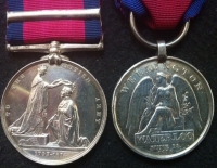 A VERY RARE & DESIRABLE,  MILITARY GENERAL SERVICE MEDAL [TOULOUSE] & [VITTORIA] & WATERLOO MEDAL (Officially Impressed Pair) To: Pte JOHN COOPER 71st FOOT. (HIGHLAND LIGHT INFANTRY)