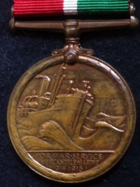 A SCARCE EDWARD VII TRANSPORT MEDAL (S,AFRICA 1902), WAR MEDAL & MERCANTILE MARINE MEDAL TRIO. To: Chief Officer JOHN ARMOUR. (MERCHANT NAVY). One of only 1219 medals.