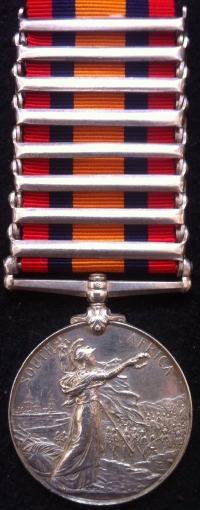 A SERIOUSLY RARE & DESIRABLE, ROYAL NAVY "EIGHT CLASP" 
QUEEN