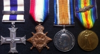 A SUPERB 1st JULY 1916 \"FIRST DAY OF THE SOMME\" MILITARY CROSS  & 2nd AWARD BAR (Battle of Messiness) FOUR TIMES M.I.D  To.T/ Capt) William Crossley Wale. 8th Yorks & Lancs Regt.  attd: 70th (Light) Trench Mortar Battery.
