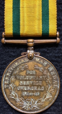 A Scarce War Medal. Territorial Force War Medal, Victory, Territorial Force Efficiency Medal group of 4. To: 1607.Pte B.G. HILL Wilts Regt. 200250. Pte. B.G. HILL. Wilts Regt & TFEM: WR.194503. SPR-A.2. Cpl. B.G. HILL. R.E.