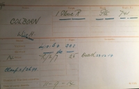 An Early "Old Contemptible" P.O.W. / CASUALTY 1914 Star & Bar Trio. 741.  Pte W.H. COLBORN 1st Bn Gloucestershire Regt.
Taken P.O.W. late December, Died of Wounds in Captivity 23rd DECEMBER 1914.  
