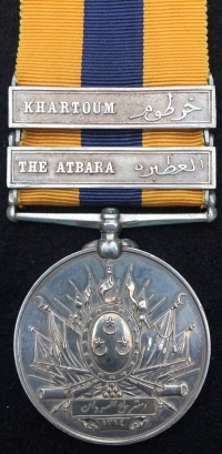 THREE EXCELLENT (DOUBLE CLASP)  KHEDIVES SUDAN MEDALS.Named & with various clasps.
