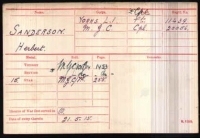 A LATE BATTLE OF LANGEMARCK "MILITARY MEDAL"
To: 20050 Cpl H. SANDERSON. 43/Coy MACHINE GUN CORPS 
KILLED-IN-ACTION  28th August 1917 (Previously 11439. Pte H Sanderson. Yorks Light Infantry)
