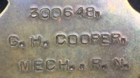 An Outstanding  "BATTLE of JUTLAND" H.M.S. INVINCIBLE CASUALTY. AFRICA G.S. (SOMALILAND 1908-10) & N.G.S. (PERSIAN GULF 1909-14) & 1914-15 Trio: 300648. G.H. COOPER) KILLED-IN-ACTION. 31.5.1916) 